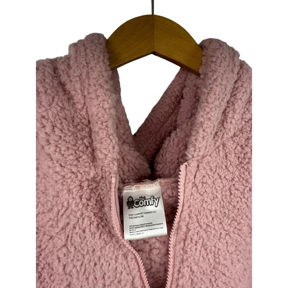 The Comfy Original Wearable Blanket Pink Sherpa Oversized One Size Adult Size - Picture 3 of 8